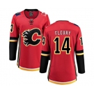 Women Calgary Flames #14 Theoren Fleury Fanatics Branded Red Home Breakaway Hockey Jersey