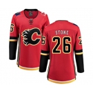 Women Calgary Flames #26 Michael Stone Fanatics Branded Red Home Breakaway Hockey Jersey