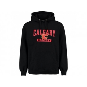 Calgary Flames Black Rinkside City Pride Pullover Hoodie