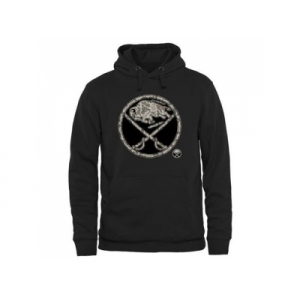 Men's Buffalo Sabres Black Rink Warrior Pullover Hoodie