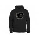 Men's Calgary Flames Black Rink Warrior Pullover Hoodie