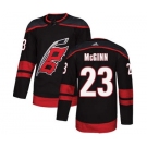 Men's Carolina Hurricanes #23 Brock McGinn Black Alternate Hockey Jersey