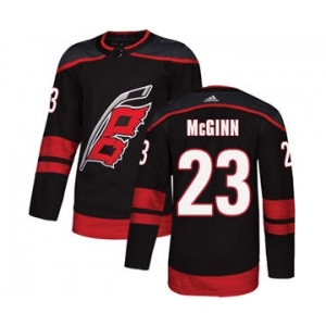 Men's Carolina Hurricanes #23 Brock McGinn Black Alternate Hockey Jersey