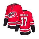 Men's Carolina Hurricanes #37 Andrei Svechnikov Red Home Stitched Hockey Jersey