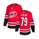 Men's Carolina Hurricanes #79 Michael Ferland Red Home Stitched Hockey Jersey