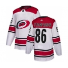 Men's Carolina Hurricanes #86 Teuvo Teravainen White Road Stitched Hockey Jersey