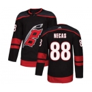 Men's Carolina Hurricanes #88 Martin Necas Black Alternate Hockey Jersey