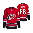 Men's Carolina Hurricanes #88 Martin Necas Red Stitched Jersey