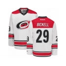 Men's Reebok Carolina Hurricanes #29 Bryan Bickell Authentic White Away NHL Jersey