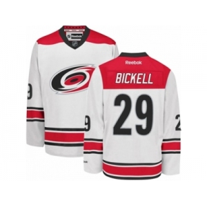 Men's Reebok Carolina Hurricanes #29 Bryan Bickell Authentic White Away NHL Jersey