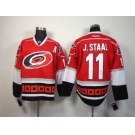 nhl jerseys carolina hurricanes #11 jordan staal red