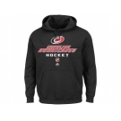 Carolina Hurricanes Majestic Black Critical Victory Pullover Hoodie Sweatshirt