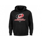 Carolina Hurricanes Majestic Black Critical Victory VIII Fleece Hoodie