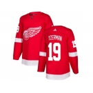 Men Adidas Detroit Red Wings #19 Steve Yzerman Red Home Authentic Stitched NHL Jersey