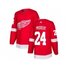 Men Adidas Detroit Red Wings #24 Bob Probert Red Home Authentic Stitched NHL Jersey