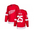 Men Adidas Detroit Red Wings #25 Mike Green Red Home Authentic Stitched NHL Jersey