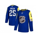 Men Adidas Detroit Red Wings #25 Mike Green Royal 2018 All-Star Atlantic Division Authentic Stitched NHL Jersey