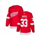 Men Adidas Detroit Red Wings #33 Kris Draper Red Home Authentic Stitched NHL Jersey