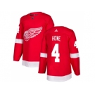 Men Adidas Detroit Red Wings #4 Gordie Howe Red Home Authentic Stitched NHL Jersey