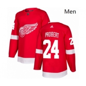 Mens Adidas Detroit Red Wings 24 Bob Probert Premier Red Home NHL Jersey