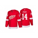 Men's Detroit Red Wings #14 Gustav Nyquist Red Home 2017-2018 adidas Hockey Stitched NHL Jersey