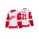 Men's Detroit Red Wings #21 Tomas Tatar White 2017-2018 adidas Hockey Stitched NHL Jersey