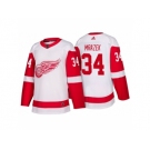 Men's Detroit Red Wings #34 Petr Mrazek White 2017-2018 adidas Hockey Stitched NHL Jersey