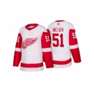 Men's Detroit Red Wings #51 Frans Nielsen White 2017-2018 adidas Hockey Stitched NHL Jersey