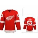 Men's Detroit Red Wings #53 Moritz Seider Red Home Hockey Stitched NHL Jersey