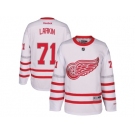 Men's Detroit Red Wings #71 Dylan Larkin White 2017 Centennial Classic Stitched NHL Jersey