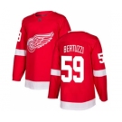 Men's Red Wings #59 Tyler Bertuzzi Red Home Stitched Hockey Jersey