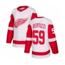 Men's Red Wings #59 Tyler Bertuzzi White Road Stitched Hockey Jersey