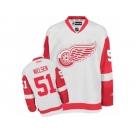 Men's Reebok Detroit Red Wings #51 Frans Nielsen Authentic White Away NHL Jersey