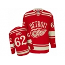 Men's Reebok Detroit Red Wings #62 Thomas Vanek Authentic Red 2014 Winter Classic NHL Jersey