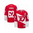 Men's Reebok Detroit Red Wings #62 Thomas Vanek Authentic Red 2016 Stadium Series NHL Jersey