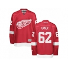 Men's Reebok Detroit Red Wings #62 Thomas Vanek Authentic Red Home NHL Jersey