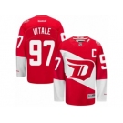 Men's Reebok Detroit Red Wings #97 Joe Vitale Authentic Red 2016 Stadium Series NHL Jersey