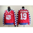 nhl Detroit Red Wings #19 YZERMAN all star 75th Anniversary red CCM