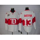 nhl deroit red wings #13 datsyuk white(winter classic)