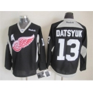 nhl jerseys detroit red wings #13 datsyuk black