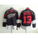 nhl jerseys detroit red wings #13 datsyuk black[patch A]