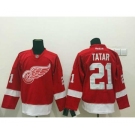 nhl jerseys detroit red wings #21 tatar red