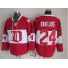 nhl jerseys detroit red wings #24 chelios red[chelios]