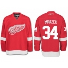 nhl jerseys detroit red wings #34 petr mrazek red