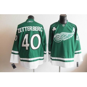 nhl jerseys detroit red wings #40 zetterberg green