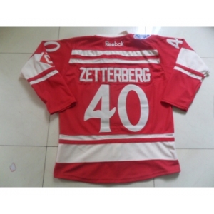 nhl jerseys detroit red wings #40 zetterberg red[2014 winter classic]