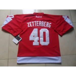 nhl jerseys detroit red wings #40 zetterberg red