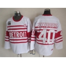 nhl jerseys detroit red wings #40 zetterberg white[m&n 75th][patch C]