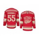 nhl jerseys detroit red wings #55 kronwall red[2014 winter classic]