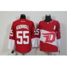 nhl jerseys detroit red wings #55 kronwall red[stadium][patch A]